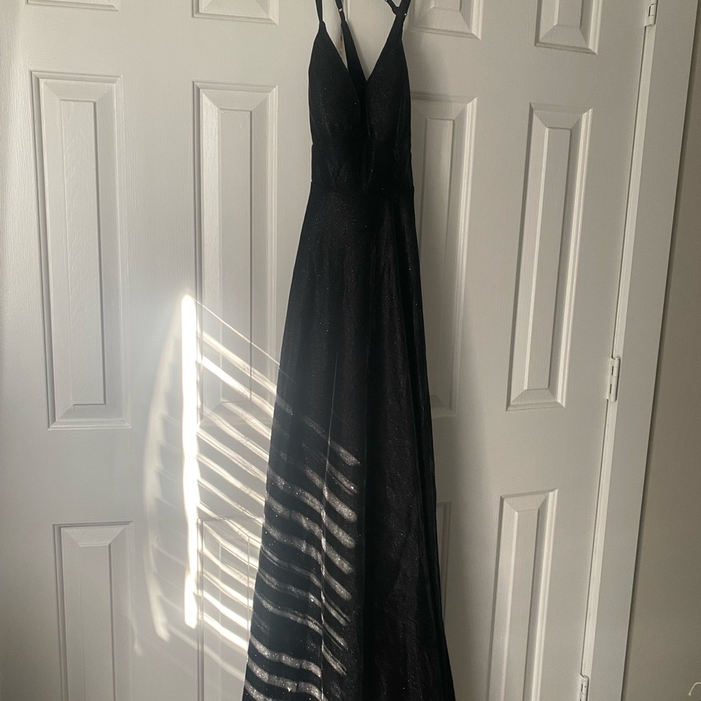 Elegant Black Evening Gown